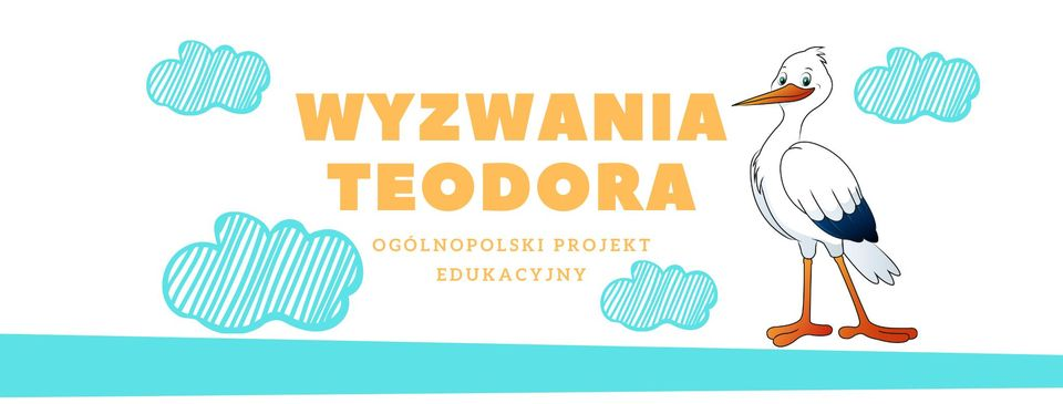 Logo Ogólnopolskiego Projektu Edukacyjnego pt. "Wyzwania Teodora"